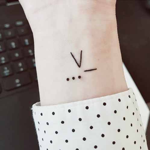 V Letter Tattoo Designs: 20 Trending Options In 2023