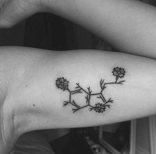 10 Stylish Chemistry Tattoo Designs for Men and Women