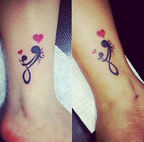 15 Heart Touching Mother Daughter Tattoos | I Fashion Styles