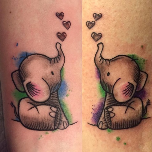 15 Heart Touching Mother Daughter Tattoos | I Fashion Styles