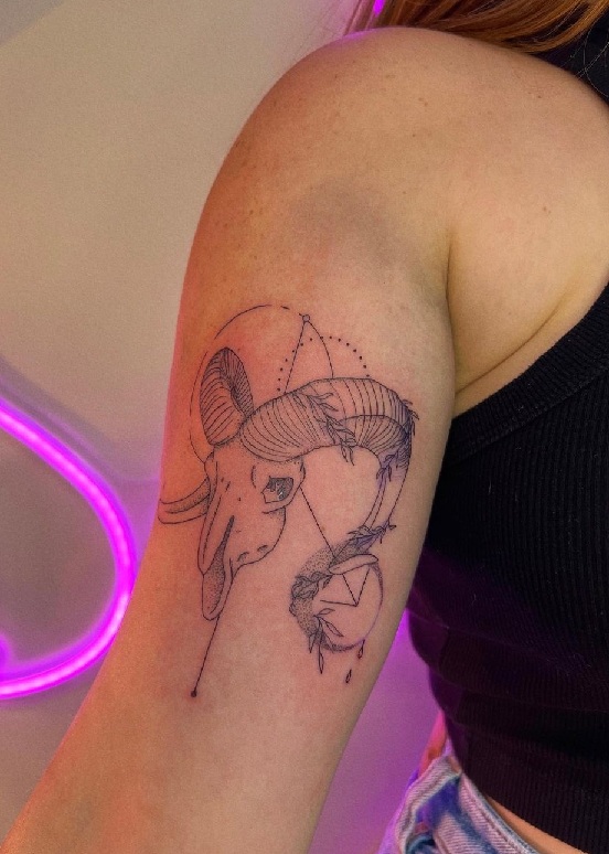 15 Best Aries Tattoo Designs For Guys and Girls