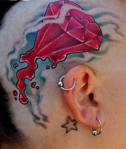 25 Brilliant Diamond Tattoo Designs for Men and Women