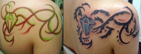 25 Brilliant Diamond Tattoo Designs for Men and Women
