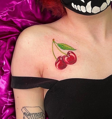 10+ Lovely Cherry Tattoo Designs for Girls | I Fashion Styles