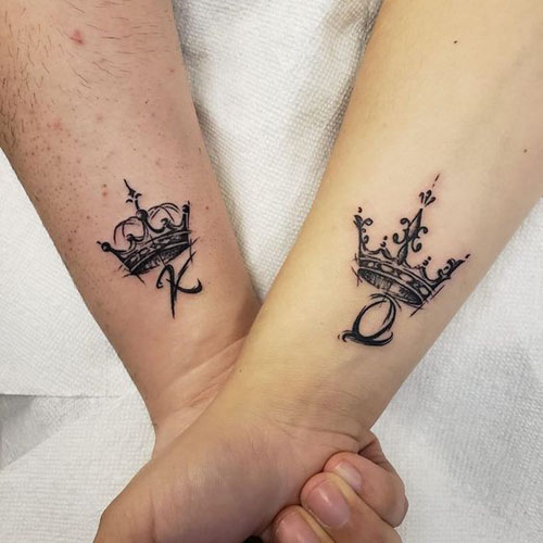 15+ Stylish King and Queen Tattoos For The Best Couples