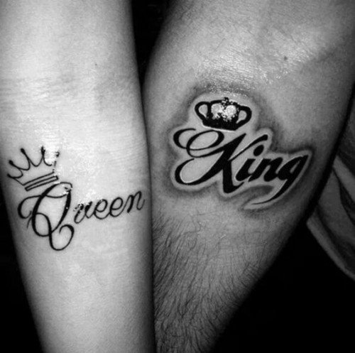 15+ Stylish King and Queen Tattoos For The Best Couples