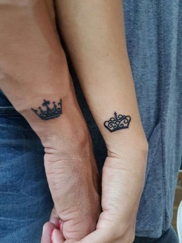 15+ Stylish King and Queen Tattoos For The Best Couples