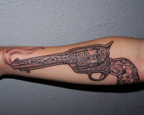 15+ Most Creative Gun Tattoo Designs With Pictures