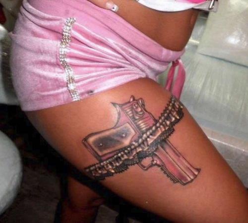 15+ Most Creative Gun Tattoo Designs With Pictures