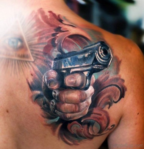 15+ Most Creative Gun Tattoo Designs With Pictures