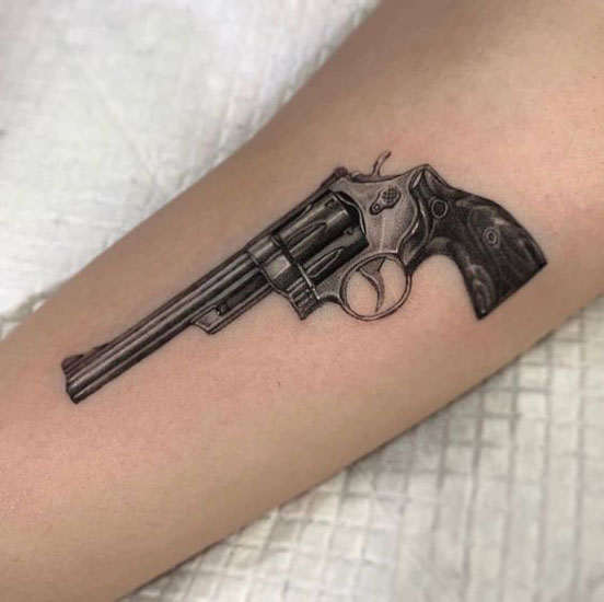15+ Most Creative Gun Tattoo Designs With Pictures