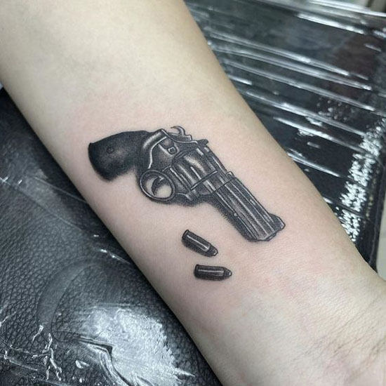 15+ Most Creative Gun Tattoo Designs With Pictures