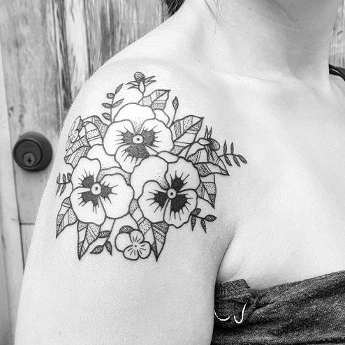10 Ravishing Pansy Tattoo Designs With Images | I Fashion Styles