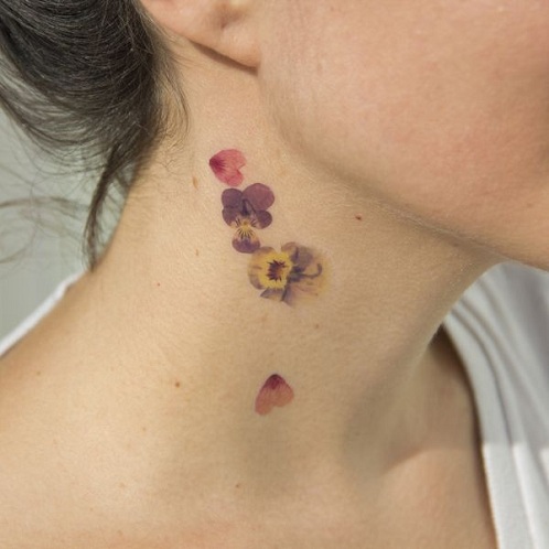 10 Ravishing Pansy Tattoo Designs With Images | I Fashion Styles