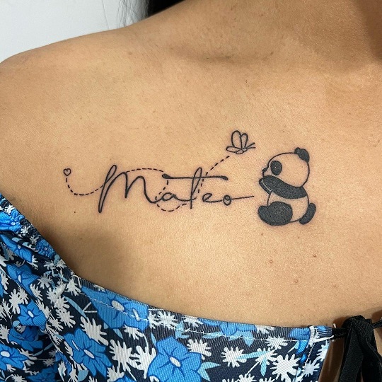 9 Best and Stylish Panda Tattoos With Images | I Fashion Styles