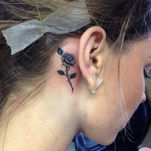 Top 15 Cute and Tiny Ear Tattoo Designs With Images