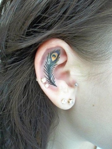 Top 15 Cute and Tiny Ear Tattoo Designs With Images
