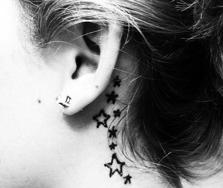 Top 15 Cute and Tiny Ear Tattoo Designs With Images
