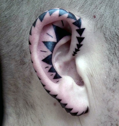 Top 15 Cute and Tiny Ear Tattoo Designs With Images