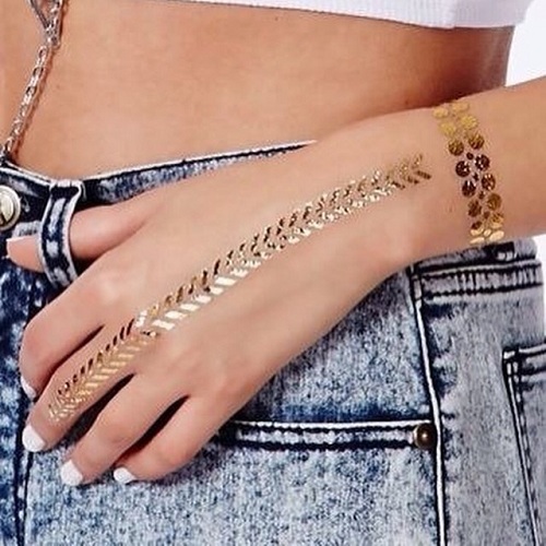 9 Extraordinary Metallic Tattoo Designs and Ideas