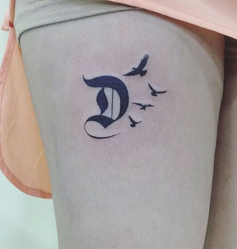 20 Inspirational D Letter Tattoo Designs With Images 2022