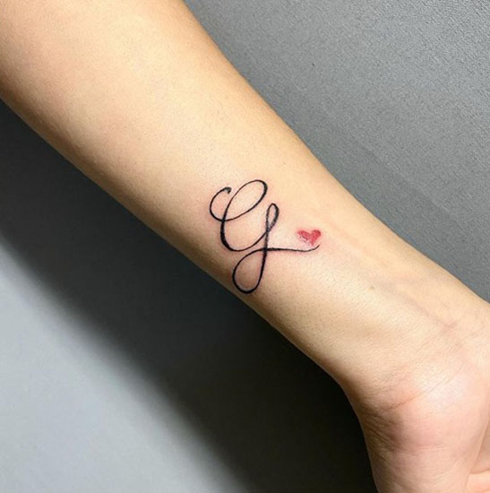 Top 20 G Letter Tattoo Designs Suitable for Men and Women