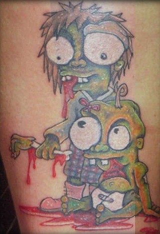 9 Best Scare Zombie Tattoo Designs And Ideas