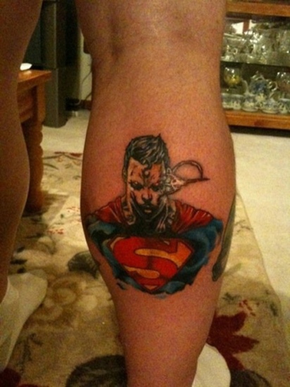 9 Superb Superman Tattoo Designs for True Fans