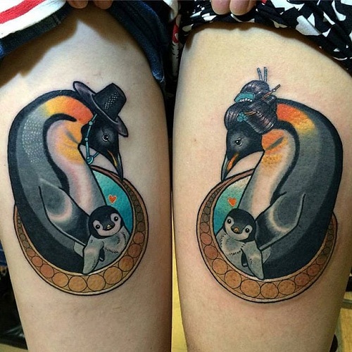 9 Heartwarming Penguin Tattoo Designs That Will Warm Your Soul