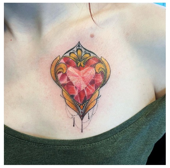 12 Stunning Jewel Tattoo Designs for a Touch of Glamour