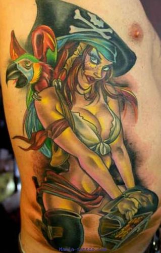Top 9 Pirate Tattoo Designs And Ideas | I Fashion Styles