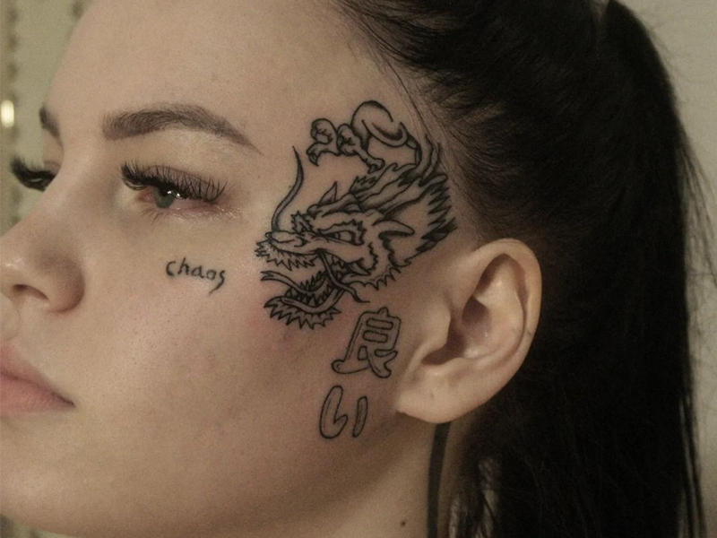 Top 9 Face Tattoo Designs And Images | I Fashion Styles