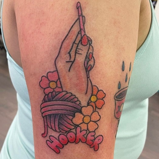 10+ Stylish and Cool Crochet Tattoo Designs with Images