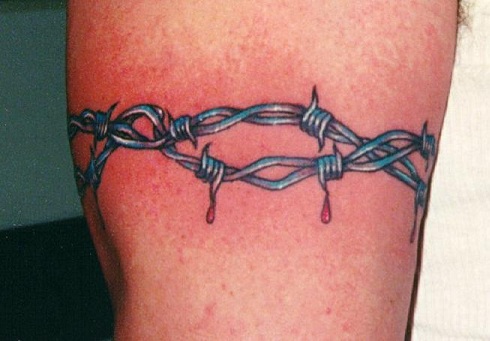 10 Bold and Captivating Barbed Wire Tattoo Designs
