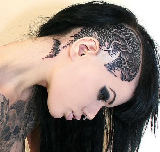Top 9 Hair Tattoo Designs And Images | I Fashion Styles
