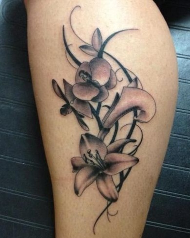 9 Beautiful Orchid Tattoo Designs and Ideas | I Fashion Styles
