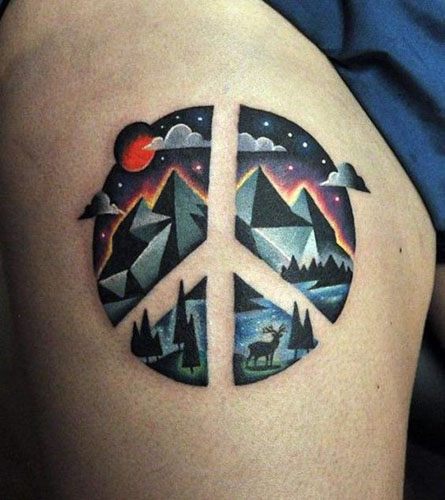 15 Best Peace Tattoo Designs to Enhance Your Beauty