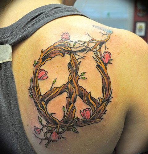 15 Best Peace Tattoo Designs to Enhance Your Beauty