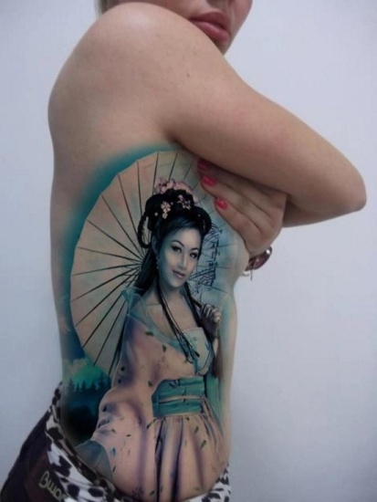 15 Best Geisha Tattoo Designs With Images | I Fashion Styles