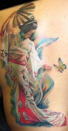 15 Best Geisha Tattoo Designs With Images | I Fashion Styles