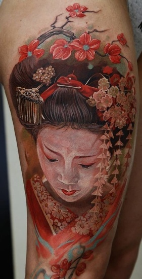 15 Best Geisha Tattoo Designs With Images | I Fashion Styles