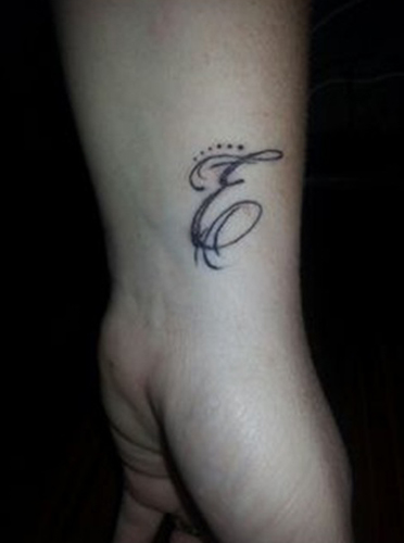 16 Unique E Letter Tattoo Designs With Images | I Fashion Styles