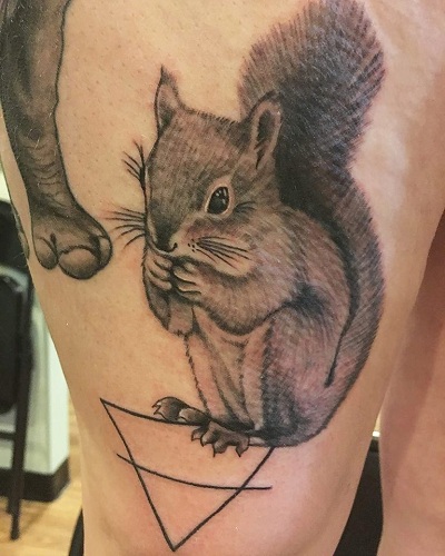 9 Cute Squirrel Tattoo Designs, Ideas And Meanings