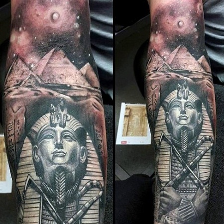 10 Majestic King Tut Tattoo Designs for History Buffs