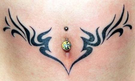 10+ Best and Cute Belly Button Tattoo Designs