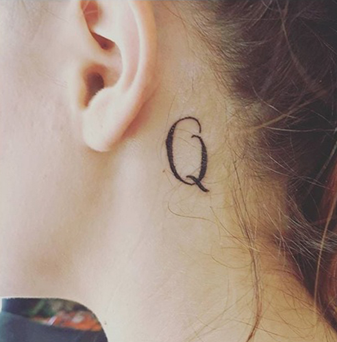 15 Q Letter Tattoo Designs And Ideas With Pictures