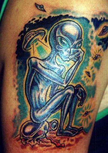 15+ Best Alien Tattoo Designs and Ideas | I Fashion Styles