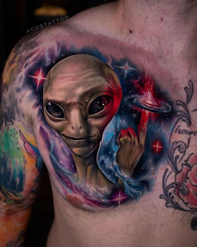 15+ Best Alien Tattoo Designs and Ideas | I Fashion Styles