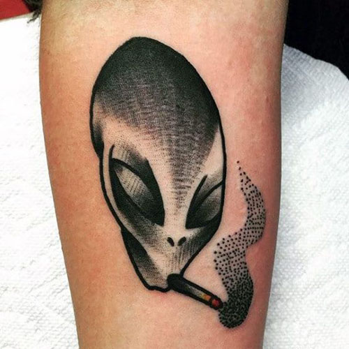 15+ Best Alien Tattoo Designs and Ideas | I Fashion Styles