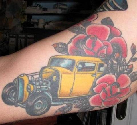 15 Mind-Blowing Car Tattoo Designs for Racing Fanatics